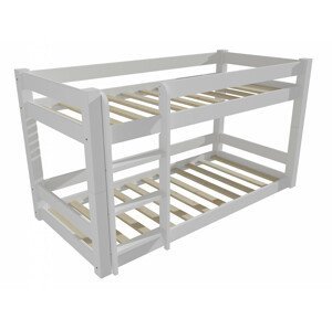 Patrová postel 8X8 08B (Rozměr: 80 x 200 cm, Barva dřeva: barva bílá)