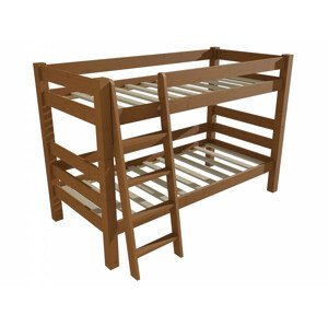 Patrová postel 8X8 10A (Rozměr: 90 x 200 cm, Barva dřeva: moření dub)