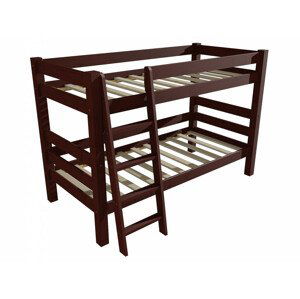 Patrová postel 8X8 10A (Rozměr: 80 x 190 cm, Barva dřeva: moření ořech)