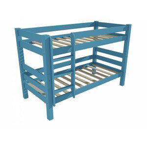 Patrová postel 8X8 10B (Rozměr: 80 x 190 cm, Barva dřeva: barva modrá)