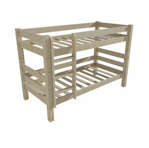Patrová postel 8X8 10B (Rozměr: 90 x 180 cm, Barva dřeva: surové dřevo)