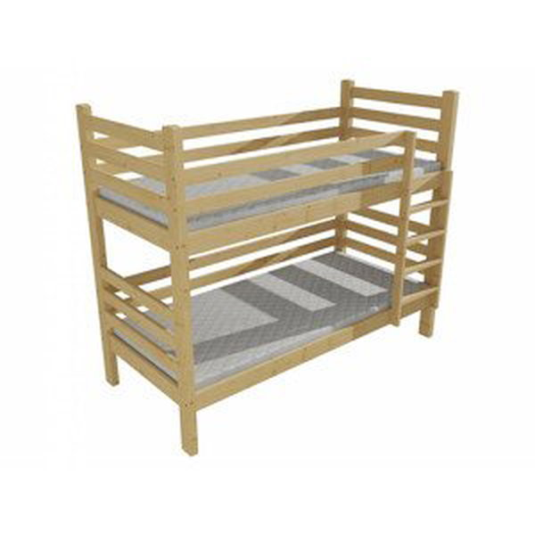 Patrová postel M 007 NEW* (Rozměr: 90 x 200 cm, Prostor mezi lůžky: 100 cm, Barva dřeva: bezbarvý lak)