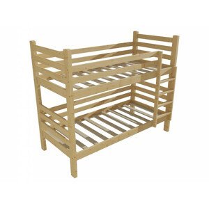 Patrová postel M 007 NEW* (Rozměr: 80 x 180 cm, Prostor mezi lůžky: 100 cm, Barva dřeva: bezbarvý lak)
