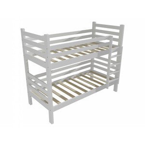 Patrová postel M 007 NEW* (Rozměr: 90 x 200 cm, Prostor mezi lůžky: 100 cm, Barva dřeva: barva bílá)