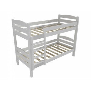 Patrová postel PP 015 (Rozměr: 90 x 190 cm, Prostor mezi lůžky: 90 cm, Barva dřeva: barva bílá)