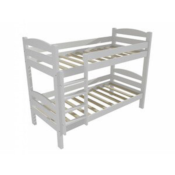 Patrová postel PP 015 (Rozměr: 90 x 200 cm, Prostor mezi lůžky: 90 cm, Barva dřeva: barva bílá)