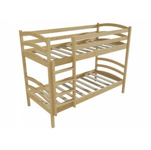 Patrová postel PP 016 (Rozměr: 80 x 180 cm, Prostor mezi lůžky: 80 cm, Barva dřeva: bezbarvý lak)