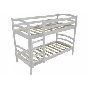 Patrová postel PP 016 (Rozměr: 80 x 180 cm, Prostor mezi lůžky: 80 cm, Barva dřeva: barva bílá)