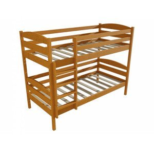 Patrová postel PP 018 (Rozměr: 90 x 190 cm, Prostor mezi lůžky: 100 cm, Barva dřeva: moření olše)