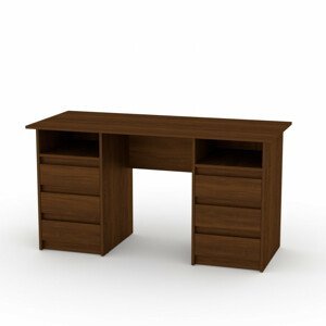 Psací stůl DEKAN-3 ABS (Barva dřeva: ořech)