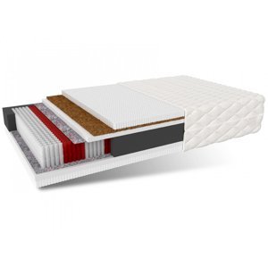 Taštičková matrace GRAMANET, výška 24 cm (Rozměr: 100 x 200 cm, Potah matrace: premium jersey)
