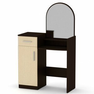 Toaletní stolek BEAUTY-01 (Barva dřeva: wenge kombi)