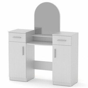 Toaletní stolek BEAUTY-02 (Barva dřeva: bílá)