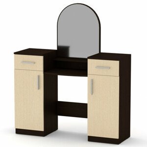 Toaletní stolek BEAUTY-02 (Barva dřeva: wenge kombi)