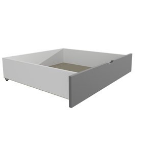 Zásuvka / šuplík masiv borovice / LTD - 1 kus / polovina délky postele (Barva dřeva: barva šedá, Varianta: bez přistýlky, Délka: 200 cm)