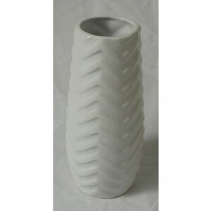 Váza keramická, bílá HL9021-WH
