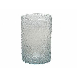Váza DIAMOND VÁLEC ruční výroba skleněná d15x30cm