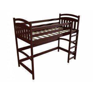 Patrová zvýšená postel M 005 NEW* (Rozměr: 90 x 190 cm, Barva dřeva: moření ořech)