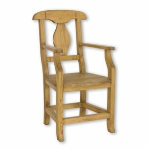 Jídelní židle KT707, 56x105x58, borovice, vosk (Barva dřeva: Přírodní vosk)