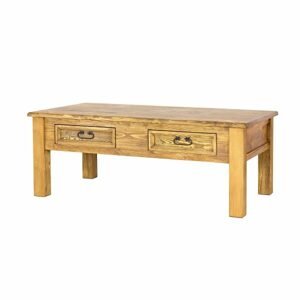Konferenční stolek ST708, 135x52x75, borovice, vosk (Barva dřeva: Bílý vosk)