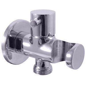 Držák sprchy s keramickým ventilem, Barva: chrom/kov