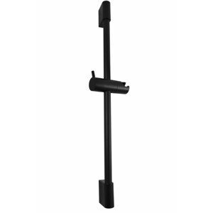 Sprchová tyč s posuvným držákem, Barva: černá matná