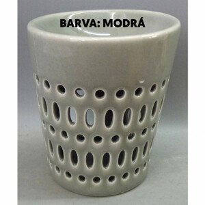 Aroma lampa, porcelánová. Modrá barva. ARK3612 BLUE, sada 2 ks