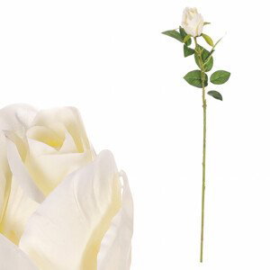 Růže, barva bílá. Květina umělá. KN5119 WT, sada 12 ks