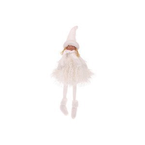 Andělka v bílých šatech, sedící. ZM1369