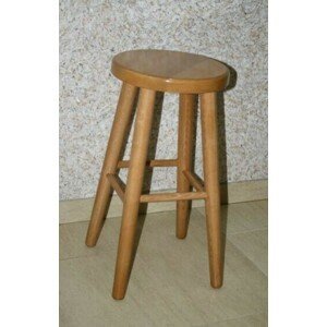 Buková stolička o výšce 60 cm (Barva dřeva: Dub)