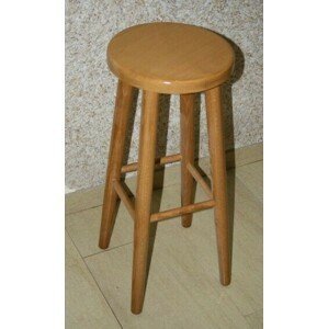 Buková stolička o výšce 73 cm (Barva dřeva: Olše)