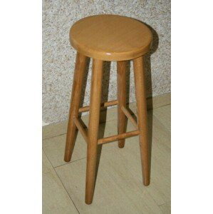 Buková stolička o výšce 73 cm (Barva dřeva: Ořech)