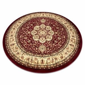 Kulatý koberec ROYAL ADR vzor 521 bordó (Velikost: kruh 150 cm)