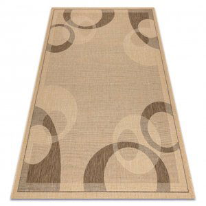 KOBEREC SISAL FLOORLUX 20078 mais / káva (Velikost: 160x230 cm)