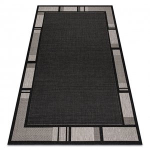KOBEREC SIZAL FLOORLUX 20195 černý / stříbro (Velikost: 200x290 cm)