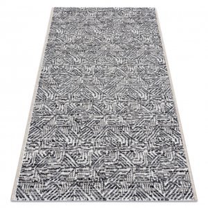 Koberec COLOR 47373960 SISAL labyrint šedá / béžový (Velikost: 80x150 cm)