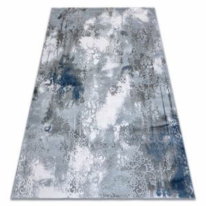 Koberec AKRYL VALENCIA 9995 ORNAMENT, vintage šedá / modrý (Velikost: 120x180 cm)