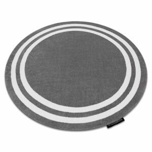 Kulatý koberec HAMPTON Rám šedý (Velikost: kruh 160 cm)