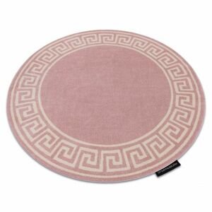 Kulatý koberec HAMPTON Grecos, Řecký růžový  (Velikost: kruh 120 cm)