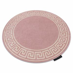 Kulatý koberec HAMPTON Grecos, Řecký růžový  (Velikost: kruh 140 cm)