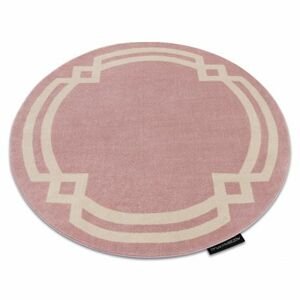 Kulatý koberec HAMPTON Lux růžový  (Velikost: kruh 120 cm)
