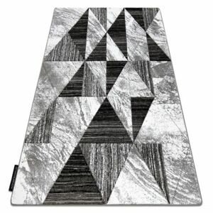 Koberec ALTER Nano trojúhelníky šedá (Velikost: 160x220 cm)