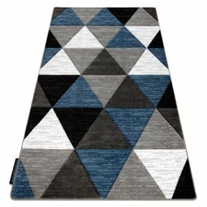 Koberec ALTER Rino trojúhelníky modrý (Velikost: 160x220 cm)