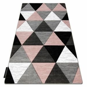 Koberec ALTER Rino trojúhelníky   růžový  (Velikost: 120x170 cm)