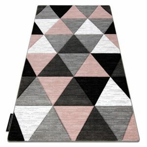 Koberec ALTER Rino trojúhelníky   růžový  (Velikost: 240x330 cm)