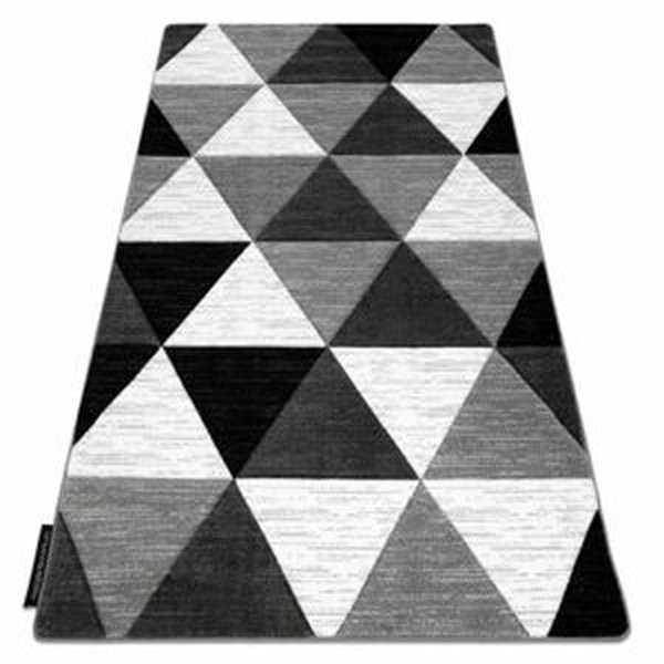 Koberec ALTER Rino trojúhelníky šedá (Velikost: 180x270 cm)