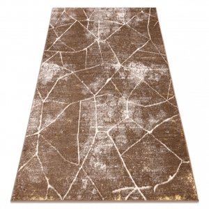 Moderní koberec MEFE 2783 Mramor - Strukturální, dvě vrstvy rouna, tmavě-béžový (Velikost: 120x170 cm)