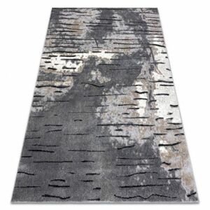 Moderní koberec COZY 8876 Rio - Strukturální, dvě úrovně rouna šedá (Velikost: 140x190 cm)
