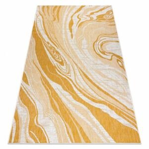 Koberec SISAL SION Mramor 22169 ploché tkaní ecru / žlutá / béžový (Velikost: 80x150 cm)