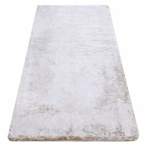 Moderní pratelný koberec LAPIN Shaggy, protiskluzový, béžový, slonová kost (Velikost: 180x270 cm)